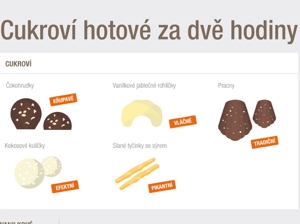 Pět druhů cukroví za dvě hodiny