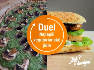Vegetariánský duel – tofu burger, nebo špenátový koláč?