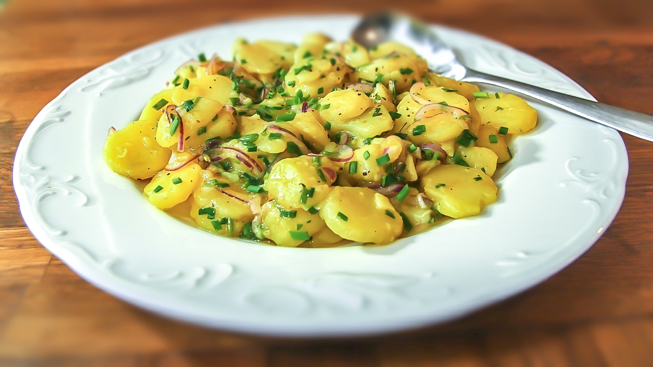 Fotopostup: Vídeňský bramborový salát - Jak v kuchyni