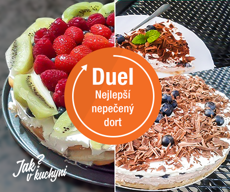 Duel nepečených dortů – tvarohový cheesecake s borůvkami, nebo letní osvěžující dort s ovocem?