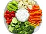Zeleninové hranolky a dip