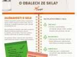 Infografika o třídění odpadu ze skla