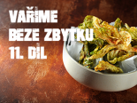 Chipsy z květákových listů