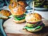 Křupavý vegetariánský hamburger