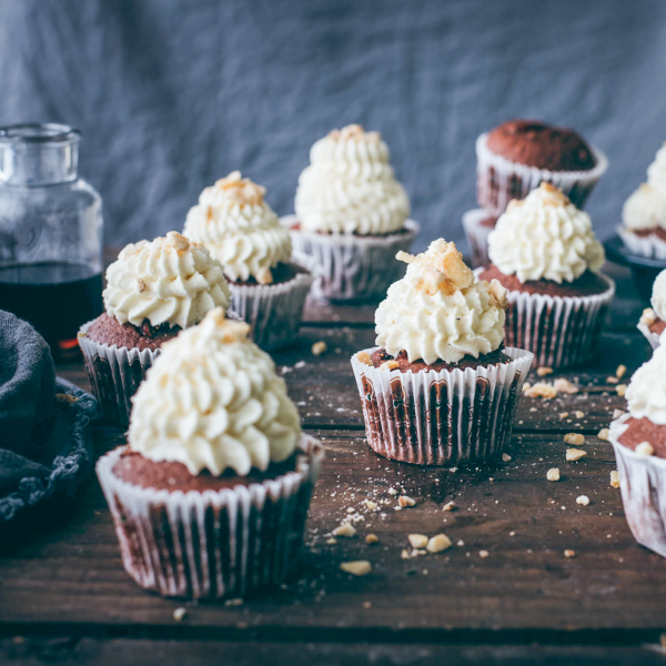 Fíkové cupcakes s banánem