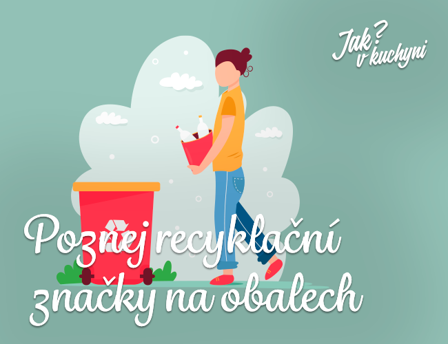 Poznej recyklační značky na obalech