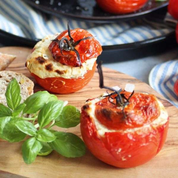 Feta Cheese Stuffed Tomatoes