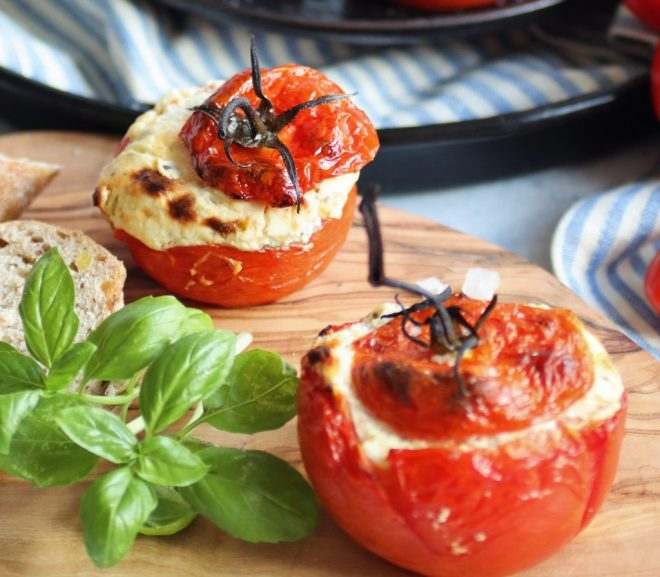 Feta Cheese Stuffed Tomatoes