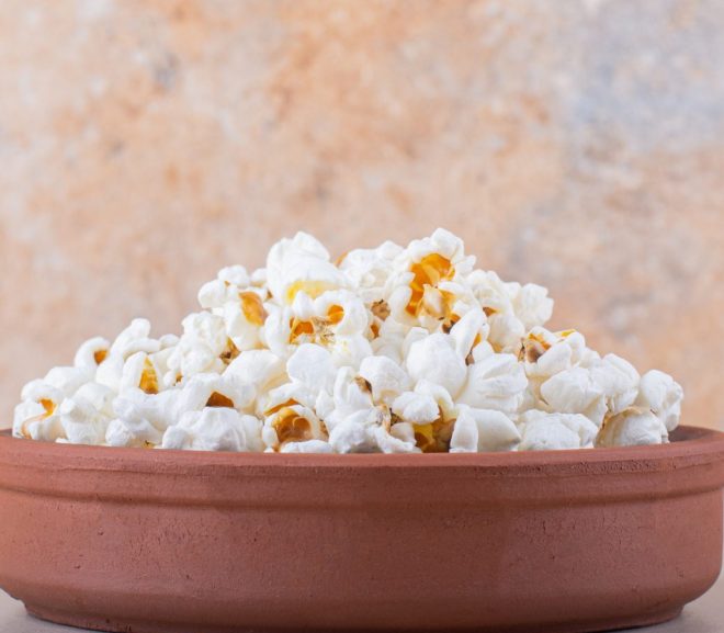 Domácí popcorn s parmezánem