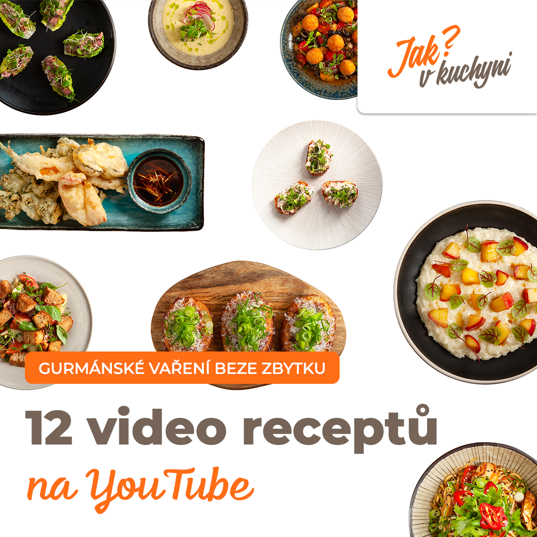 Videorecepty na YouTube