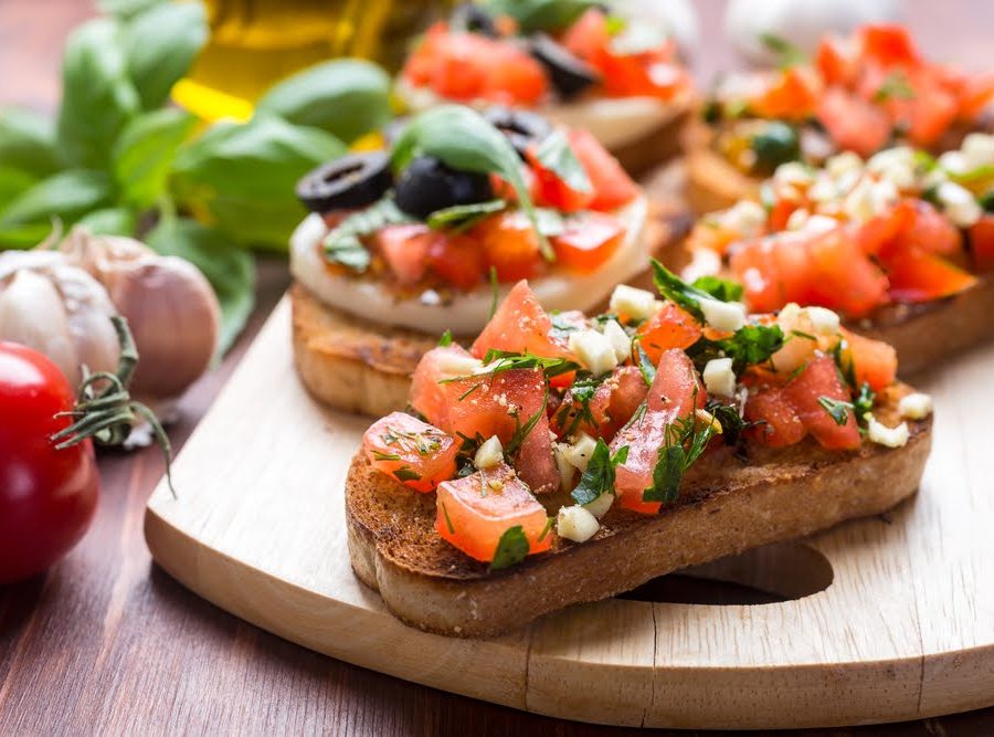 Rychlá rajčatová bruschetta