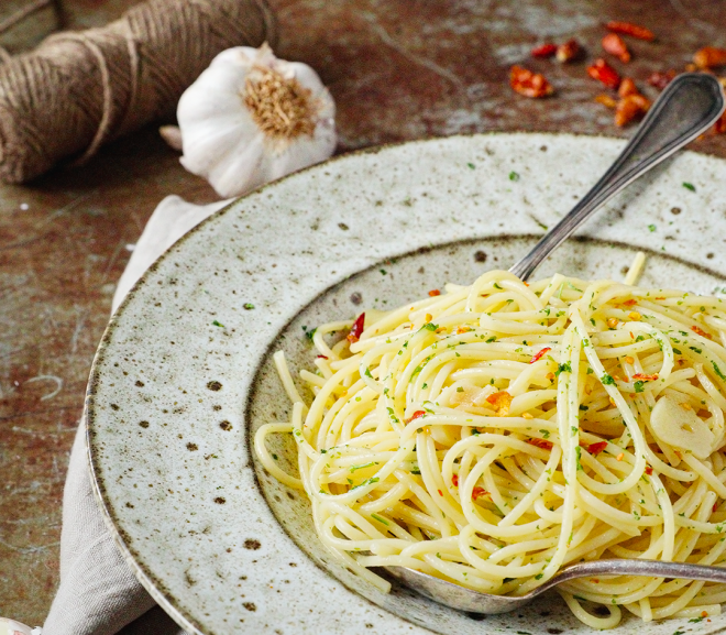 Špagety aglio e olio