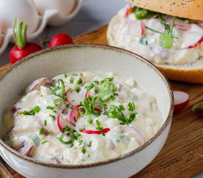 Salát s ředkvičkami a vejci