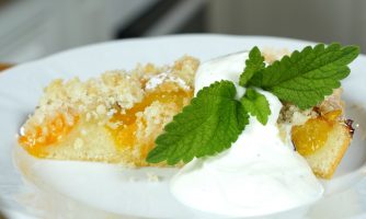 Fotopostup: Meruňkový koláč s levandulí